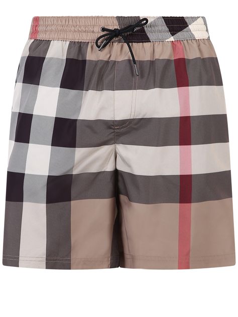 Shop or share your style of the product on ModeSens! Beige checked swim shorts from Burberry. Composition: 100% Synthetic Fibre Burberry Swimwear, Burberry Swimsuit, College Necessities, Burberry Shorts, Tartan Pattern, Burberry Men, Luxury Retail, Synthetic Fiber, Future Husband