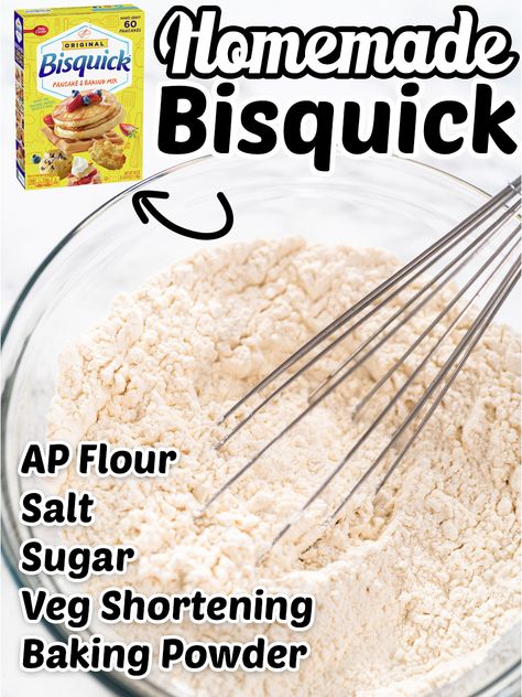 Make Your Own Bisquick, Homemade Bisquick Recipe, Bisquick Mix Recipe, Bisquick Recipe, Homemade Bisquick, Bisquick Recipes, Sausage Balls, Diy Pantry, Homemade Pancakes