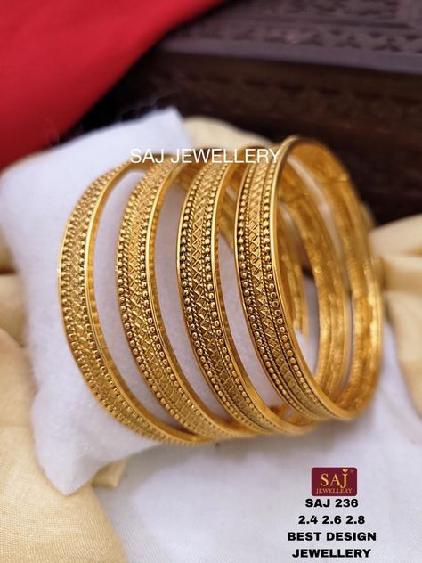 Latest Gold Bangles Design 2024, Gold Chudi Designs Latest, Gadwali Jwellery, Kangan Gold Bangle Set, Gold Bangles Design Latest Indian, Latest Gold Bangles For Women, Kada Bangles Gold Design, Gold Bangles Design Latest, Gold Bengals