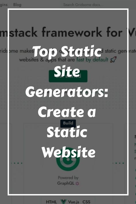 Top Static Site Generators: Create a Static Website Static Website, Make Website, Website Building, Beautiful Websites, Website Making, Website Creation, Source Code, Web Server, Content Management System