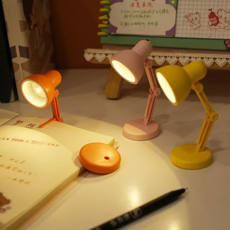 LED Mini Desk Lamp Foldable Magnetic Night Light Bedroom Study Reading Book Lamps With Clip Eye Protection Bedside Lights _ - AliExpress Mobile Room Computer, Book Lamp, Mini Table Lamps, Practical Lighting, Mini Desk, Small Table Lamp, Light Eyes, Mini Table, Bedside Lighting