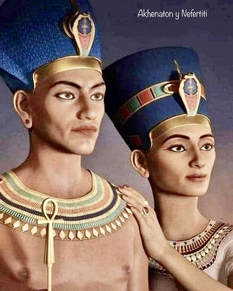 Egyptian Kings And Queens, Ancient Egypt Fashion, Ancient Egypt Pharaohs, Egyptian Queen Nefertiti, Egyptian Civilization, Egyptian Deity, Egypt Fashion, Egyptian Kings, Gods Of Egypt