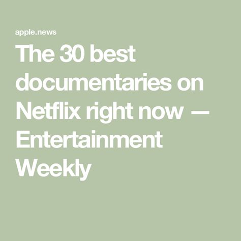 The 30 best documentaries on Netflix right now — Entertainment Weekly Good Documentaries To Watch, Best Documentaries On Netflix, Netflix Shows To Watch, Documentary Now, Documentaries To Watch, Netflix Codes, Netflix Movies To Watch, Evil Geniuses, Netflix Documentaries