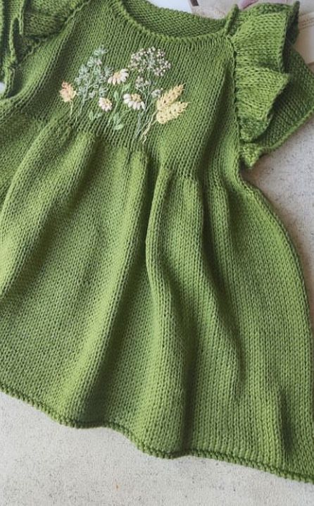 Baby Girl Knitted Dress, Knitting Kids Dress, Knitted Baby Dress, Baby Jackets Pattern, Girls Knitted Dress, Crochet Baby Girl Dress, Hand Knitting Diy, Baby Cardigan Pattern, Knit Dress Pattern