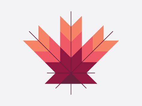 Maple Leaf Illustration, Maple Leaf Tattoos, Minnesota Tattoo, Leaf Health, Maple Leaf Logo, Ski Design, Canada Logo, Maple Leaf Design, Geometric Shapes Design