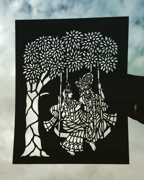 Krishna With Radha, Cnc Art, Art Basics, Pichwai Paintings, Laser Cut Patterns, Sri Krishna, Cnc Design, Stencil Patterns, Radha Krishna Art