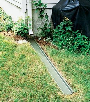 Gutter Downspout Extension, Sump Pump Discharge, Drainage Ideas, Downspout Extension, Yard Drain, Gutter Drainage, Basement Systems, Landscape Drainage, Yard Drainage