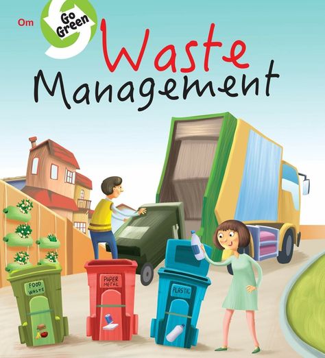 Proper Waste Management Poster, Plastic Waste Management, Sustainable Development Projects, Economics Project, Garbage Waste, Project Cover Page, Types Of Waste, Creative Book Covers, Human Environment