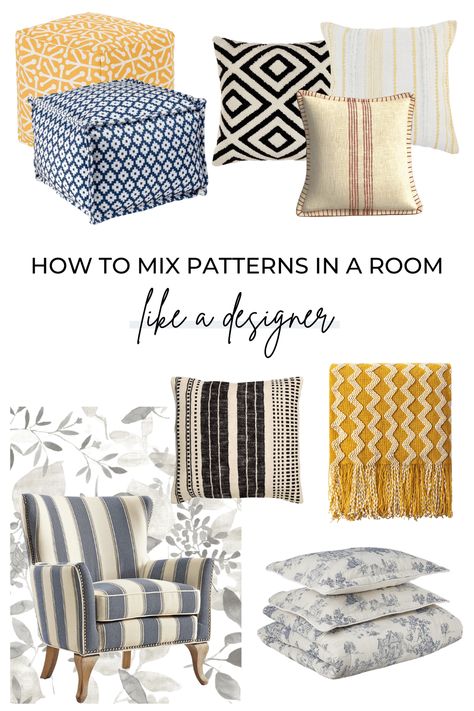 How To Mix Patterns In A Room Like A Designer Pattern Mixing Living Room, How To Mix Textures In A Room, How To Mix Patterns In Decorating, Mixing Fabrics Patterns, French Inspired Home, Mixing Patterns, Animal Print Pillows, French Lifestyle, Chic Pillows