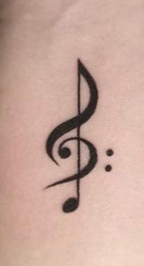 Tattoo Lines, Teacher Tattoos, Notes Tattoo, Guitar Tattoo Design, Music Notes Tattoo, Sick Tattoos, I Want A Tattoo, Tattoo 2023, Nota Musical