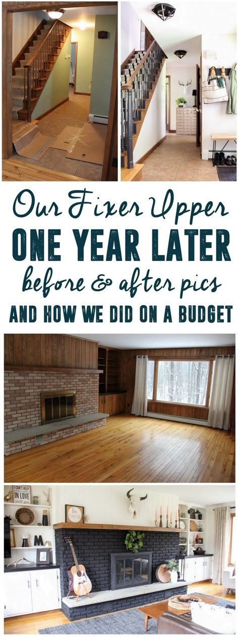 Our Fixer Upper New Room Design, Fixer Upper House, Before And After Pics, Plans Architecture, Home Design Diy, After Pictures, Diy Renovation, Flipping Houses, Before And After Pictures