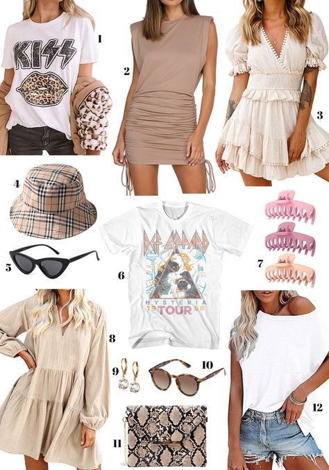 Spring Outfits Canada, Amazon Canada Fashion Finds, Amazon Canada Fashion, Amazon Spring Fashion 2024, Suit And Heels, Canada Clothes, Blue Ruffle Dress, Canada Fashion, White Ruffle Dress