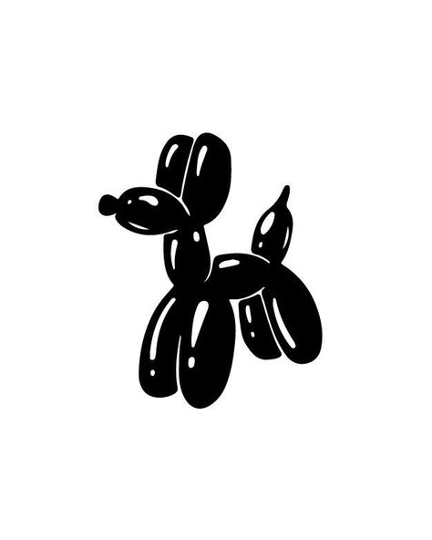 Balloon Dog Tattoo, Small Wrist Tattoo, Tattoo Vintage, Desain Buklet, Small Wrist Tattoos, Wrist Tattoo, Small Boho, Balloon Dog, Dog Tattoo