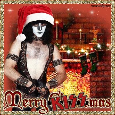 Eric Carr Paradise photo Kiss Band Christmas, Motley Crue Christmas, Kiss Pfps Band, Eric Carr Funny, Kiss Band Christmas Photos, Ace Frehley Funny, Funny Kiss Band Photos, Merry Kissmas, Eric Carr