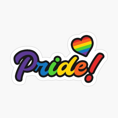 Get my art printed on awesome products. Support me at Redbubble #RBandME: https://www.redbubble.com/i/sticker/Pride-AllyShip-by-quoteme1/112257687.EJUG5?asc=u Pride Sticker Ideas, Pride Flag Sticker, Queer Stickers, Lgbtq Printable Stickers, Lgbtqia Stickers, Lgbt Sticker, Pride Stickers, Lgbt Pride, Lgbtq Pride