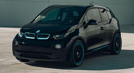 BMW i3 Looks Intriguing With HRE Wheels | Carscoops Bmw I3 Electric, Bmw Electric Car, Bmw Electric, Small Luxury Cars, Roadster Car, Bmw I3, Pimped Out Cars, Bmw Models, Ferrari Car