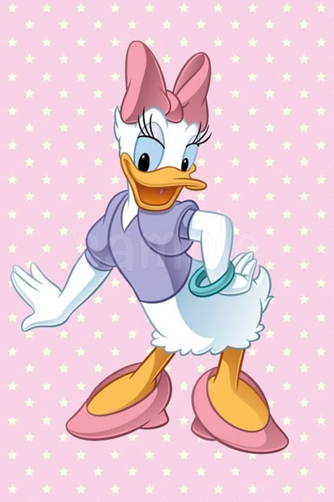 Daisy Duck Cake, Daisy Duck Party, Pata Daisy, Minnie Y Daisy, Edible Wafer Paper, Rectangle Cake, Flamingo Art Print, Duck Pictures, Disney Character Art