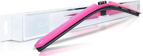 Amazon.com: Clix Wipers - Pink Carbon Fiber Automotive Wiper Blades - Universal Clip On Replacement Windshield-Wipers - All-Weather - Single Blade (18") : Automotive Pink Windshield Wipers, Wiper Blades, Windshield Wipers, Clip On, Carbon Fiber, Frame, Pink, Christmas