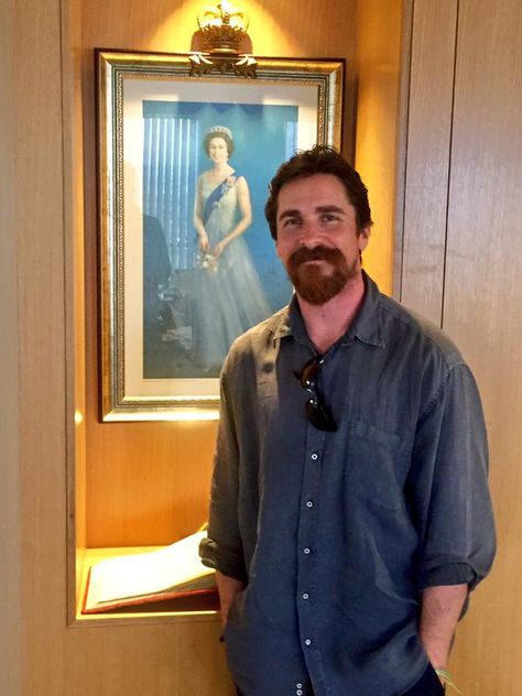 Christian Bale at the British Consulate, October 2015.   Picture courtesy of the UK British Consulate Christian Bale Beard, Chris Bale, Chris B, Safe Travels, Christian Love, Girl Boss Quotes, Child Actors, Christian Bale, Man Candy