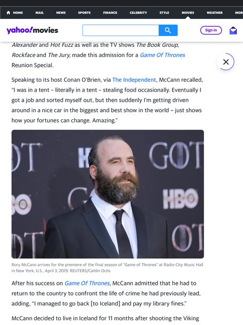 Living In A Tent, Rory Mccann, Tent Living, The Hound, Movie Fashion, Fangirl, Game Of Thrones, Tent, It Cast