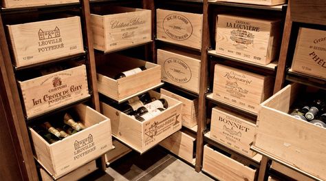 Eurocave Modulorack Wine Racking Cellar Ideas, Wine Cellar Basement, Wine Furniture, Wine Shelf, Wine Cave, Home Wine Cellars, Custom Wine Cellars, Wooden Wine Boxes, Wine Cellar Design