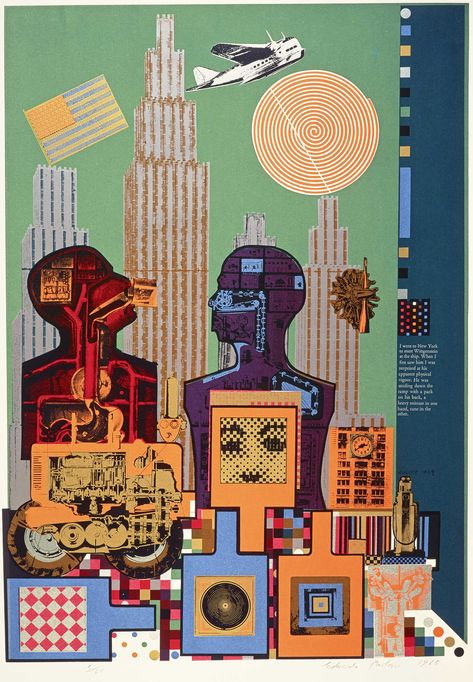 As Is When, 1964-1965 (Series of 12) - Eduardo Paolozzi Eduardo Paolozzi, Richard Hamilton, James Rosenquist, Mass Culture, Pop Art Movement, Gallery Of Modern Art, Gcse Art, Cover Image, National Portrait Gallery