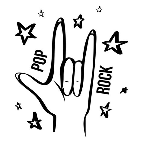 Hand pop rock hand drawn symbol black #AD , #Sponsored, #AFF, #rock, #hand, #black, #pop Rock Sign, Black Png, Halloween Music, Music Signs, Rock Hand, Mo Design, Pop Rock, Layout Template, Illustration Inspiration