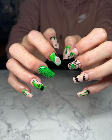 Holidays Nails, Man Nails, Drip Nails, Halloween This Year, Instagram Nails, Holiday Nails, Halloween Nails, Nail Ideas, Cute Nails