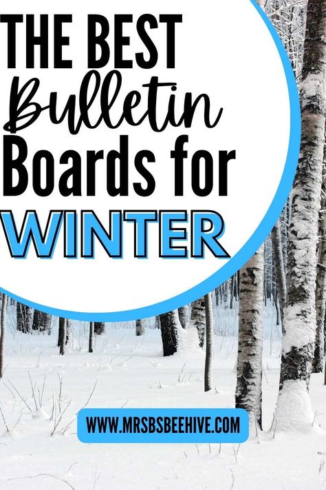 Discover a multitude of charming and creative Winter Bulletin Board ideas that will surely warm your heart. Be inspired by unique themes, eye-catching colors, and interactive designs that celebrate the magic and beauty of winter. Perfect for classrooms, offices, or at home - transform your bulletin board into a winter wonderland this season! Winter Themes For Bulletin Boards, Winter Scene Bulletin Board Ideas, Snowy Bulletin Board Ideas, Winter Bulletin Boards For Middle School, Church Winter Bulletin Board Ideas, January Birthday Bulletin Board Ideas, Winter Display Boards, Snow Globe Bulletin Board, Winter Preschool Bulletin Boards