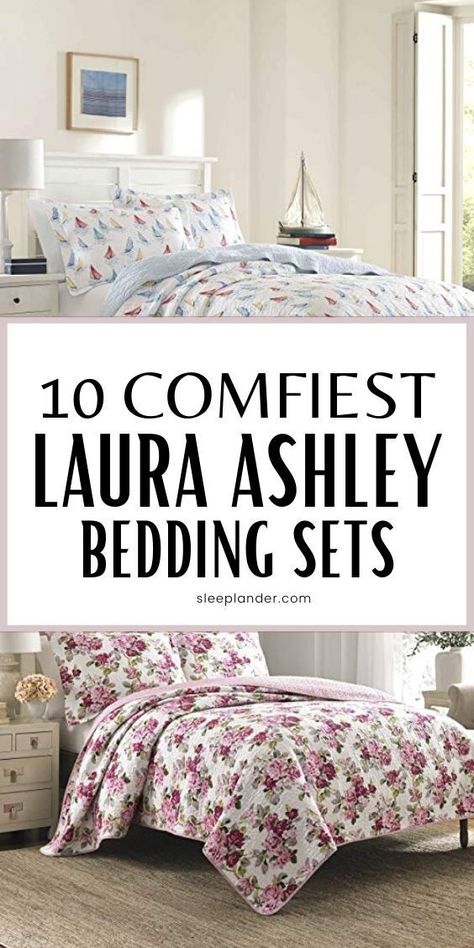 Here is ten of my favorite Laura Ashley bedding from Amazon that are comfortable and stunning to look at. If you’re anything like me, your bed is your sanctuary. Check out my favorite Laura Ashley bedding collection you can get online at Amazon. #home #decor #bedroom Laura Ashley Bedroom, Ashley Bedroom, Laura Ashley Bedding, Attic Bedroom Designs, Bed Accessories, Best Sleep, Amazon Home Decor, Attic Bedroom, Reversible Duvet Covers