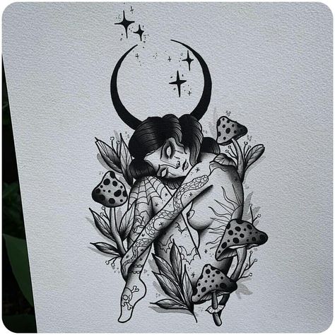 New Beautiful Tattoo Design👌👍 Artist @stephblackcrow . Tag your friends 🙏 If You Want Support Us Share My Post In Your Story ❤ . For Share… Creature Tattoo, Biker Tattoos, Little Forest, Doodle Tattoo, Beautiful Tattoo, Bunny Wallpaper, Forest Creatures, Tag Your Friends, Artist Style