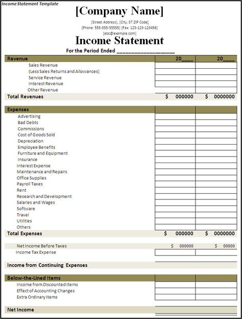 Income Statement Templates | 29+ Free Docs, Xlsx & PDF Income Statement Template, Finance Report, Decorating Business, Personal Financial Statement, Card Hacks, Cost Of Goods Sold, General Ledger, Cash Flow Statement, Profit And Loss Statement