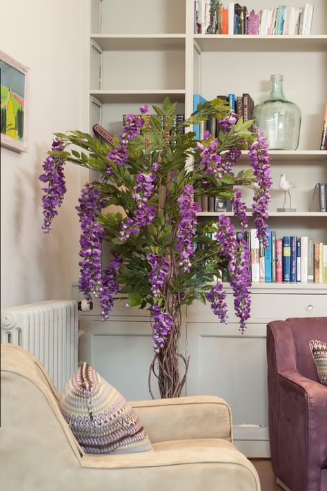 Artificial wisteria liana in study. Wisteria Vines, Wisteria Tree, Georgian Homes, Love Natural, Wisteria, Home Interiors, Interior And Exterior, Trunk, Vines