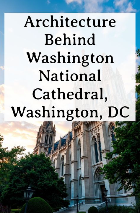 Architecture Behind Washington National Cathedral, Washington, DC National Cathedral Washington Dc, Washington National Cathedral, Flying Buttress, National Cathedral, St Ignatius, Stunning Architecture, Potomac River, Architecture Landmark, Living Museum