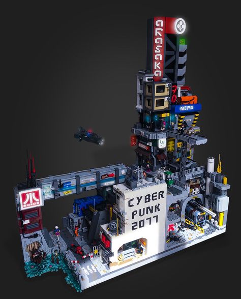 Cyberpunk 2046/77: This is our City | It's taken about 3 yea… | Flickr Lego Cyberpunk, Lego Stopmotion, Cyberpunk Building, Big Lego, Lego Inspiration, Lego Ship, Lego Creative, Lego Pictures, Lego Construction