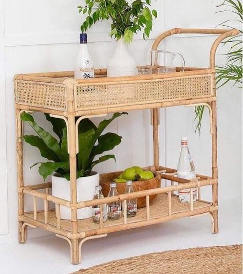 Little Boho Lane on Instagram: “🌿 BREEZE Rattan Bar Cart 😍 Listed on our website. #cheerstotheweekend . www.little-boholane.com” Wooden Bar Cart, Rattan Bar Cart, Rattan Bar, Rolling Bar Cart, Rug Runner Kitchen, Rug Size Guide, Outdoor Cushions And Pillows, Wooden Bar, Furniture Collections