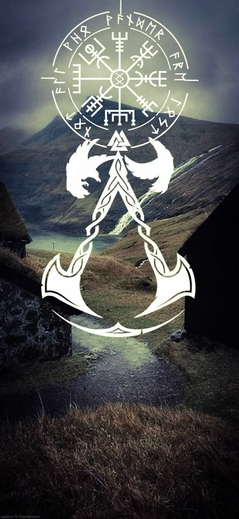 Assassins Creed Concept Art, Assassins Creed Symbol, Assassins Creed Tattoo, Valhalla Tattoo, Assassins Creed Valhalla, Viking Wallpaper, Assassin's Creed Wallpaper, Viking Aesthetic, Arte Viking