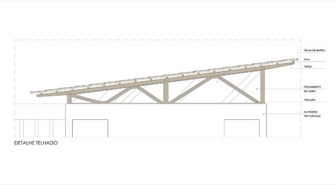 Gallery of House in Itatiba / Rassini Arquitetura - 30 Contemporary Sheds, Flat Roof Design, Investment Plan, Modern Roofing, Terrace Restaurant, Timber Architecture, Roof Architecture, Sacred Architecture, Architecture Building Design