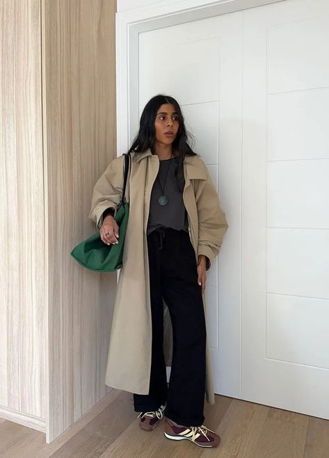 6 Spring Outfits for People Who Never Follow Trends | Who What Wear Monikh Dale, Trench Coat Outfit, Timeless Outfits, White Slip Dress, Oversize Fashion, Next Fashion, Fashion Mistakes, Coat Outfits, Looks Style