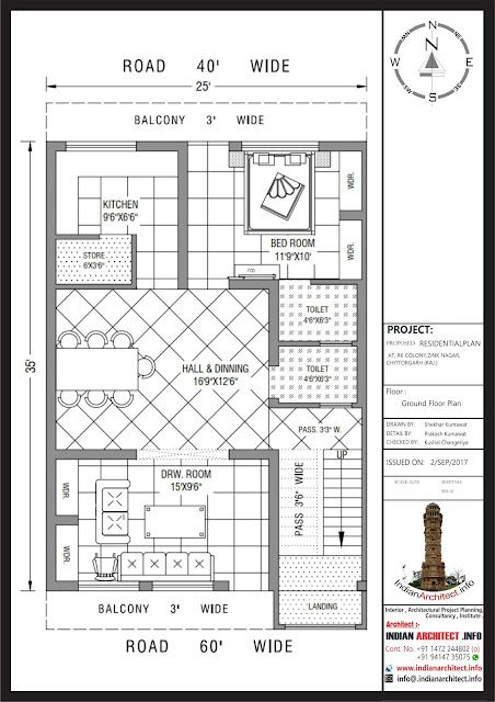 25x35 House Plans, Floor Plan Layout Design, Plan Layout Design, Autocad Plan, Small House Designs, South Facing House, Steel Staircase, 20x40 House Plans, 30x40 House Plans