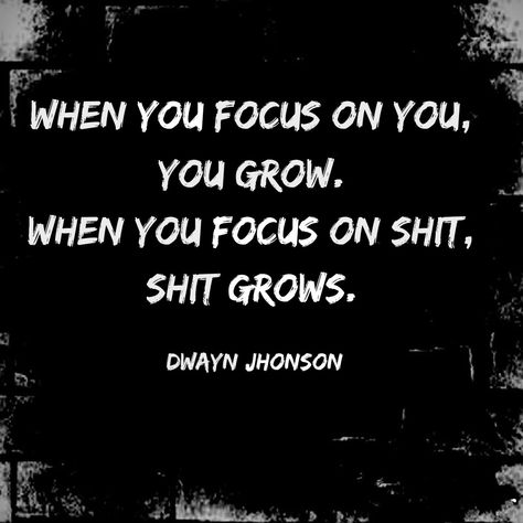 Hyper Focus Quotes, When You Focus On You You Grow, What You Choose To Focus On Will Grow, Focus On Improving Yourself Not Proving Yourself, Focus On Yourself Quotes, Focusing On Yourself Quotes, Affirmation Inspiration, Motivation Leadership, Growing Quotes