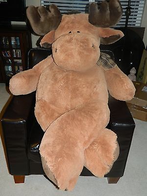 Hugfun Jumbo 53" Moose Plush Stuffed Animal Toy | eBay Moose Plush, Big Teddy Bear, Big Teddy, Animals For Sale, Animal Toys, Pets For Sale, Teddy Bears, Christmas List, Stuffed Animals