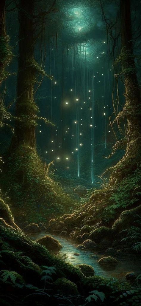 Magic Land Fairyland, Lush Forest Aesthetic, Fantasy Land Aesthetic, Magical Background Fairytale, Fairyland Aesthetic, Magical Places Fantasy Fairyland, Magical Forest Wallpaper, Magical Forest Aesthetic, Magic Land