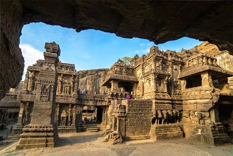 Ancient India Map, Ajanta Ellora, Rock Temple, Cursed City, India Bucket List, Ellora Caves, Ajanta Caves, Travel Website Design, Trip Photography