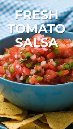 Fresh Salsa Recipe Homemade, Easy Homemade Salsa Recipe, Meat Marinades, Tomato Salsa Recipe, Easy Homemade Salsa, Fresh Salsa Recipe, Easy Salsa Recipe, Salsa Guacamole, Fresh Tomato Recipes