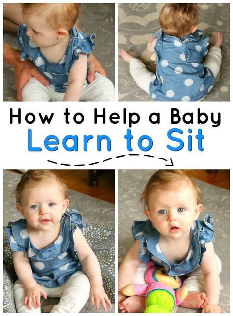 How to help baby learn to sit! These are great sitting activities and sitting games for baby. This post has great tips and tricks to get baby sitting in no time! #howweelearn #babyactivities #babyactivity #sitting #momtips #newmom #6months #sixmonths Teach Baby To Sit Up, Helping Baby Sit Up, Baby Sitting Ideas, Infant Milestones, Baby Storytime, Developmental Activities, Infant Room, Tummy Time Activities, Kids Fever