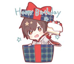 Amatsuki Sticker – LINE stickers | LINE STORE Anime Happy Birthday, Birthday Anime, Happy Birthday Drawings, Sticker Line, Happy Birthday Boy, Chibi Boy, Creepy Images, Anime Friendship, Dark Anime Guys