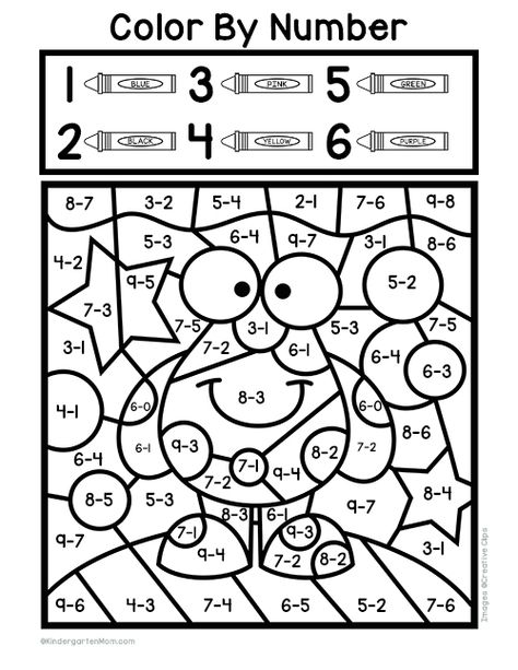 Subtraction Color by Number Worksheets - Kindergarten Mom Color By Number Printable Free Addition, Addition Coloring Worksheet 2nd Grade, Addition And Subtraction Color By Number, Addition Color By Number Free 2nd Grade, Color By Number Addition And Subtraction, Math Coloring Worksheets Kindergarten, Color By Math Problem Free, Color By Subtraction Free, Color By Addition And Subtraction Free