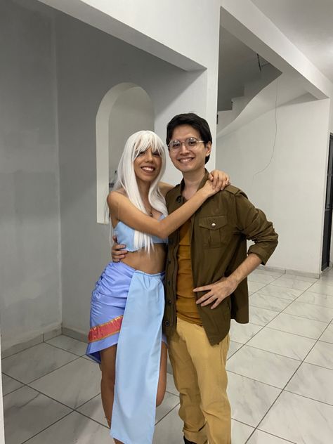 Atlantis, Halloween Milo And Kida Atlantis, Milo And Kida, Kida Atlantis, Halloween Couple, Couple Costumes, Couple Halloween, Couple Halloween Costumes, Couples Costumes, Atlantis