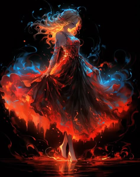 Island Artwork, Movie Bloopers, Fire Magic, Dreamy Artwork, Fire Art, Witch Art, Digital Art Anime, Dreamy Art, Beautiful Fantasy Art